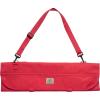 Mercer Culinary KnifePack Plus,Black(7-pocket Knife Roll Storage Bag  Red)