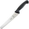 Mercer Culinary M23208 Millennia Black Handle, 8-Inch Wavy Edge Wide, Bread Knife