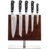 Mercer Culinary M23500 Renaissance 6-Piece Forged Knife Block Set, Tempered Glass Block(Magnetic Board Stand  11 3/8 in x 9 in)