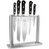 Mercer Culinary M23500 Renaissance 6-Piece Forged Knife Block Set, Tempered Glass Block(Tempered Glass Block)