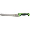 Mercer Culinary Millennia Colors Stainless Steel Bread Knife 10-Inch Wavy Edge Wide, Gray(Bread Knife (Wavy Edge Wide) Green 10″)