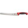 Mercer Culinary Millennia Colors Stainless Steel Bread Knife 10-Inch Wavy Edge Wide, Gray(Bread Knife (Wavy Edge Wide) Red 10″)