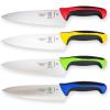 Mercer Culinary Millennia Colors Stainless Steel Bread Knife 10-Inch Wavy Edge Wide, Gray(Chef’s Knife 4-Piece Set Color-Coded 8″)
