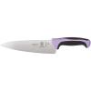Mercer Culinary Millennia Colors Stainless Steel Bread Knife 10-Inch Wavy Edge Wide, Gray(Chef’s Knife Purple 8″)