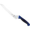 Mercer Culinary Millennia Colors Stainless Steel Bread Knife 10-Inch Wavy Edge Wide, Gray(Offset Bread Knife (Wavy Edge) Blue 9″)