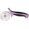 Mercer Culinary Pizza Rocker Knife, 20 Inch, Black Handles(2.75 Inch Pizza Cutter with Purple Handle)