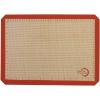 Mercer Culinary Silicone Bake Mat, Full Size, 16.5-Inch x 24.5-Inch, Purple border(Orange)