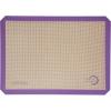 Mercer Culinary Silicone Bake Mat, Full Size, 16.5-Inch x 24.5-Inch, Purple border(Purple)