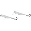 Mercer Culinary Single Hooks For Magnet Bar, Silver, 2 Pack(Single Hooks)