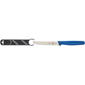 Mercer Culinary Bar Knife,Black, 4” Plain Edge, Pointed Tip(Blue)