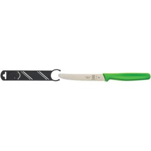 Mercer Culinary Bar Knife,Black, 4” Plain Edge, Pointed Tip(Green)