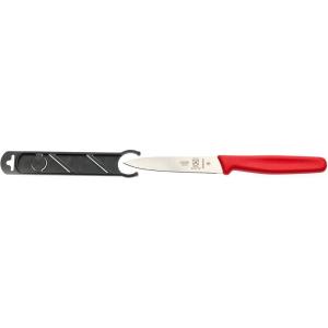 Mercer Culinary Bar Knife,Black, 4” Plain Edge, Pointed Tip(Red)