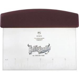 Mercer Culinary Hell’s Handle 8-Inch x 3-Inch Turner – Beveled Side Edges(Bench Scraper)