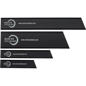 Mercer Culinary Knife Guard, 8 Inch x 2 Inch,Black(4 Pack)
