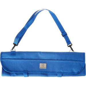 Mercer Culinary KnifePack Plus,Black(7-pocket Knife Roll Storage Bag  Blue)