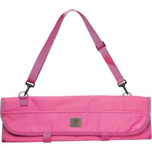 Mercer Culinary KnifePack Plus,Black(7-pocket Knife Roll Storage Bag  Pink)