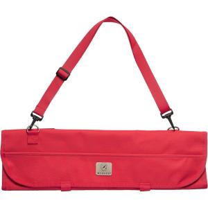 Mercer Culinary KnifePack Plus,Black(7-pocket Knife Roll Storage Bag  Red)