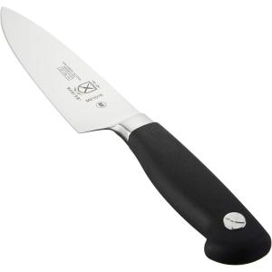Mercer Culinary M20003 Genesis 3.5-Inch Paring Knife,Black(Short Bolster Chef’s Knife 6-inch)