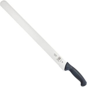 Mercer Culinary M23114 Millennia Black Handle, 18-Inch Wavy Edge, Cake Slicer