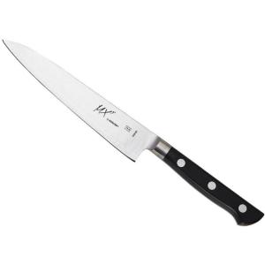 Mercer Culinary MX3 Premium San Mai VG-10 Steel Core Blade Gyuto Chef Knife, 210mm 8 3/10 Inch,Black(6″)
