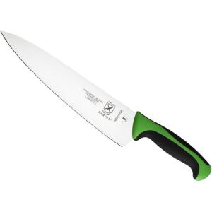 Mercer Culinary Millennia Colors Stainless Steel Bread Knife 10-Inch Wavy Edge Wide, Gray(Chef’s Knife Green 10″)