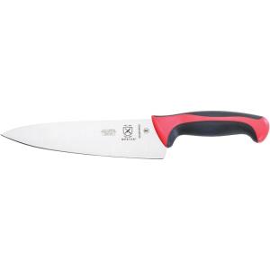 Mercer Culinary Millennia Colors Stainless Steel Bread Knife 10-Inch Wavy Edge Wide, Gray(Chef’s Knife Red 8″)