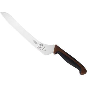 Mercer Culinary Millennia Colors Stainless Steel Bread Knife 10-Inch Wavy Edge Wide, Gray(Offset Bread Knife (Wavy Edge) Brown 9″)