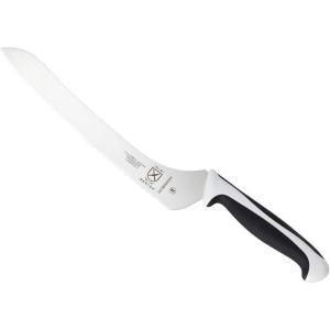 Mercer Culinary Millennia Colors Stainless Steel Bread Knife 10-Inch Wavy Edge Wide, Gray(Offset Bread Knife (Wavy Edge) White 9″)