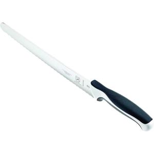 Mercer Culinary Millennia Colors Stainless Steel Bread Knife 10-Inch Wavy Edge Wide, Gray(Wide Wavy Edge Bread Knife White 10″)