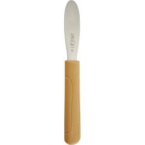 Mercer Culinary Millennia Heavy Duty Turner /Spatula, 5 Inch x 3 Inch Blade, Black Handle(Peanut Butter)