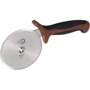 Mercer Culinary Pizza Rocker Knife, 20 Inch, Black Handles(4 Inch Pizza Cutter with Brown Handle)