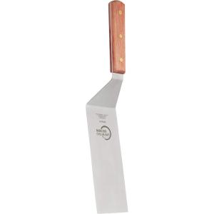 Mercer Culinary Praxis Rosewood Handle Square Edge Turner, 8 Inch x 3 Inch,Brown