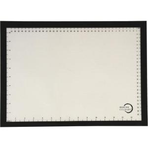 Mercer Culinary Silicone Bake Mat, Full Size, 16.5-Inch x 24.5-Inch, Purple border(Black)