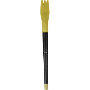 Mercer Culinary Silicone Dual Round Arch Plating Brush, 4mm(3mm Lancet Arch)