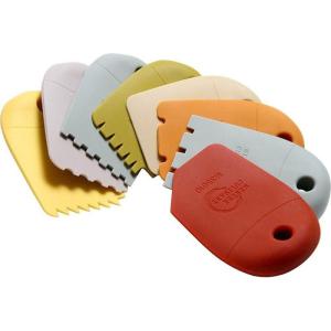 Mercer Culinary Silicone Square Notch Plating Wedge, 5mm, 5 gaps(8-Pc. Silicone Wedge Set)