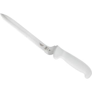 Mercer Culinary Ultimate White, 8 Inch Chef’s Knife(Wavy Edge Offset Utility Knife 8 Inch)