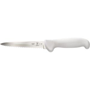 Mercer Culinary Ultimate White, 8 Inch Chef’s Knife(Wavy Edge Utility Knife 5 Inch)
