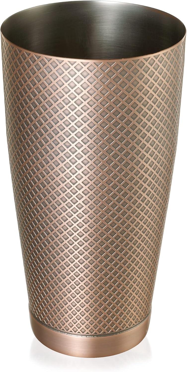 image:imageBarfly Diamond Lattice Shaker Set Antique CopperAntique Copper
