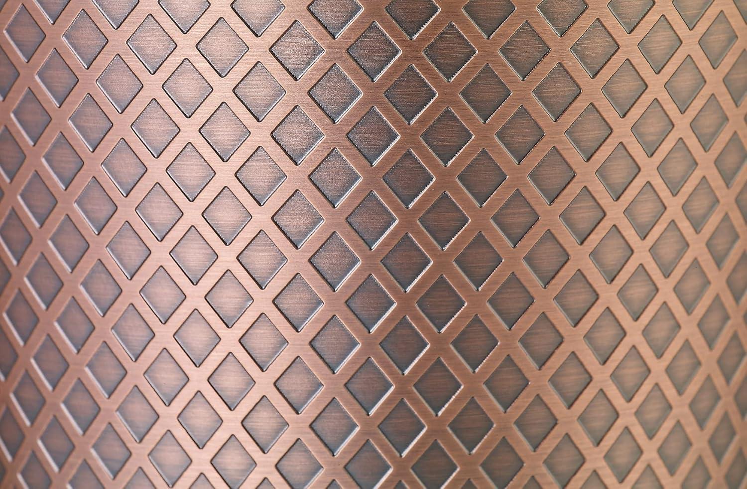 image:imageBarfly Diamond Lattice Shaker Set Antique CopperAntique Copper
