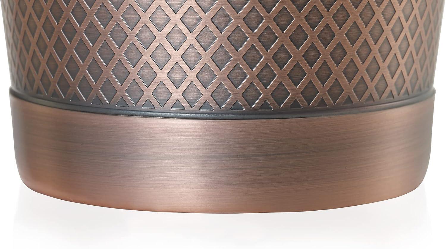 image:imageBarfly Diamond Lattice Shaker Set Antique CopperAntique Copper