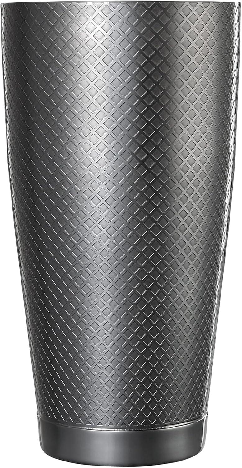 image:imageBarfly Diamond Lattice Shaker Set Antique CopperBlack