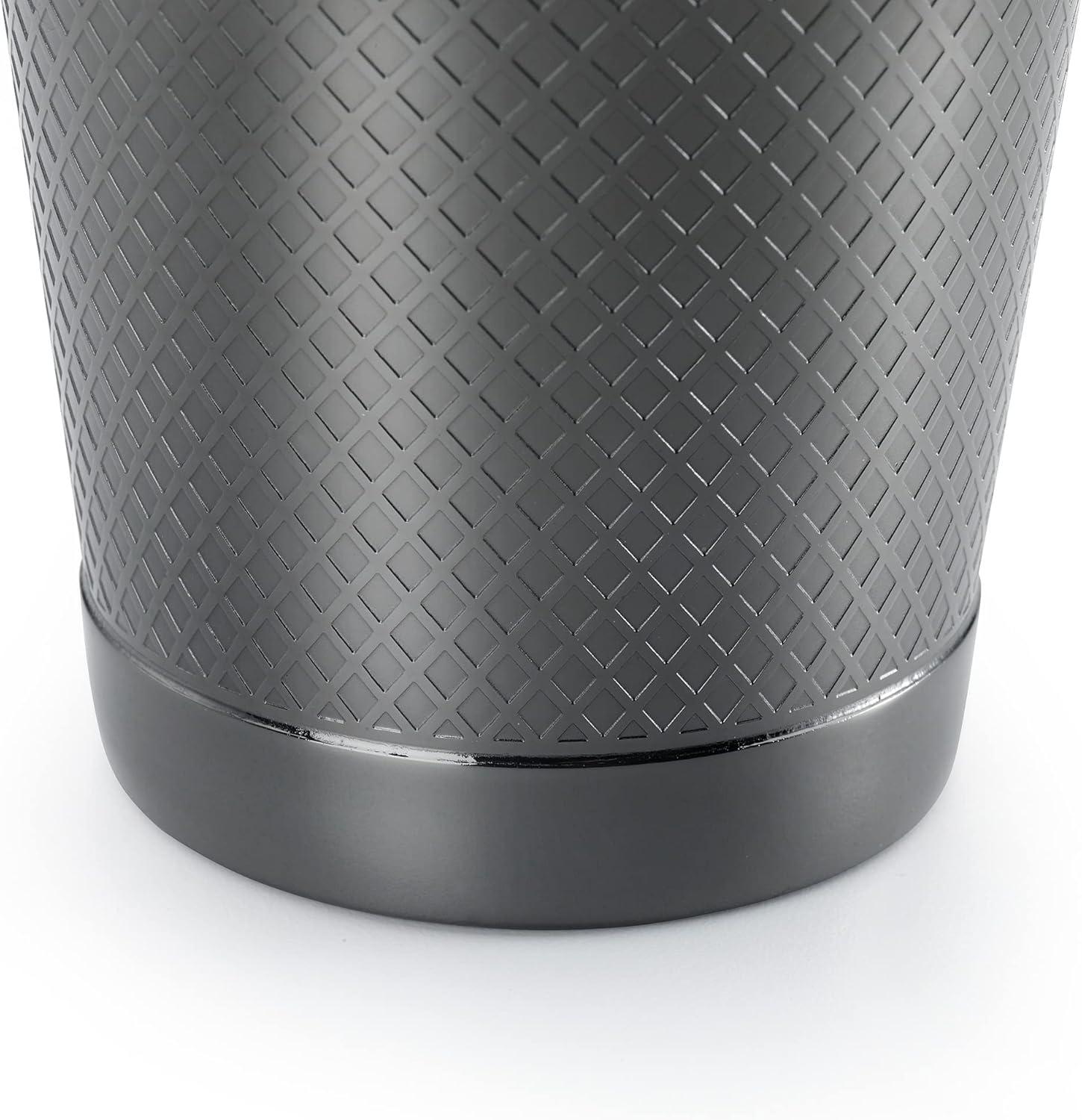 image:imageBarfly Diamond Lattice Shaker Set Antique CopperBlack