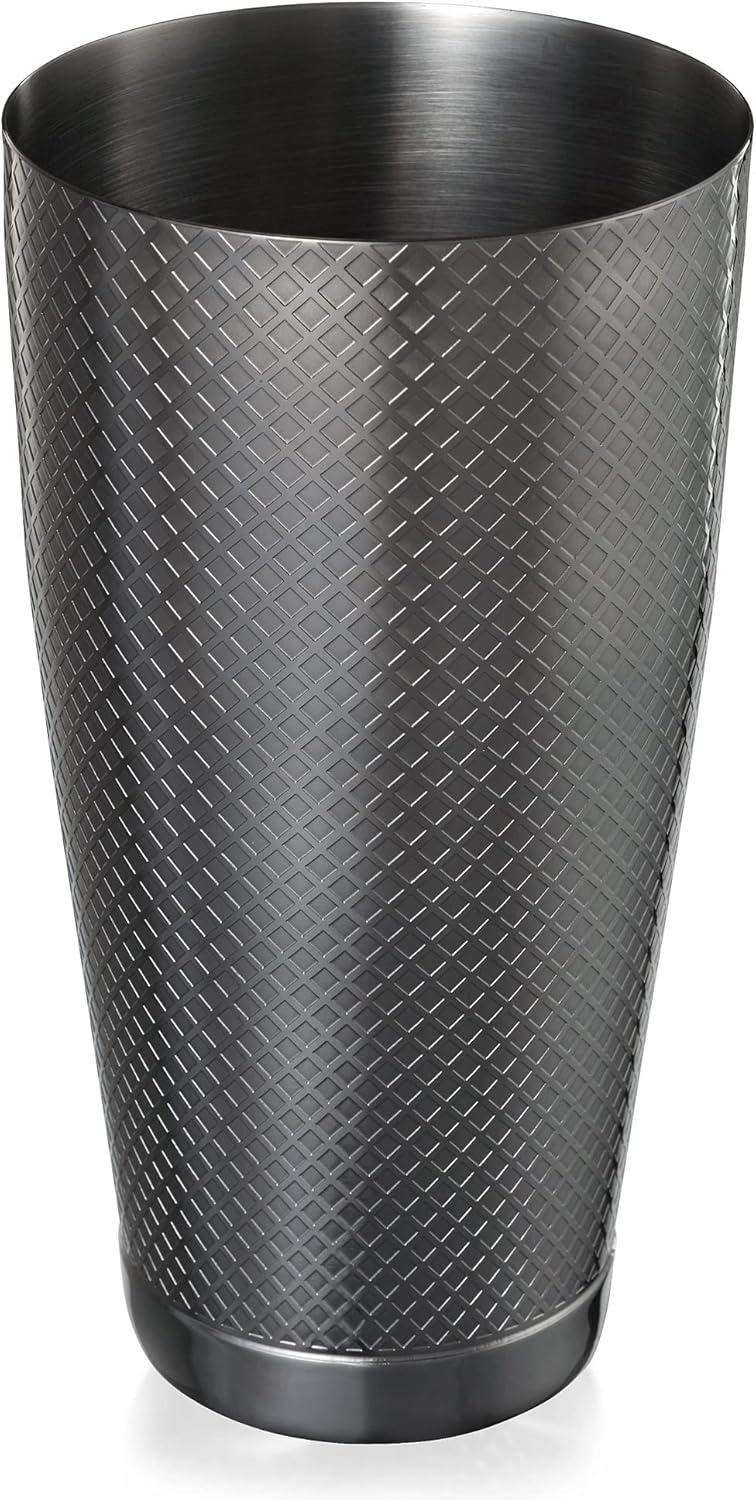 image:imageBarfly Diamond Lattice Shaker Set Antique CopperBlack