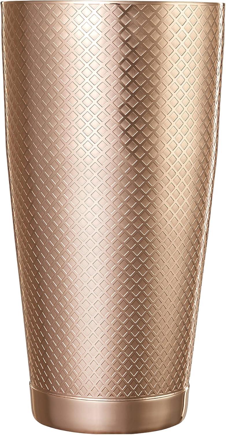image:imageBarfly Diamond Lattice Shaker Set Antique CopperCopper
