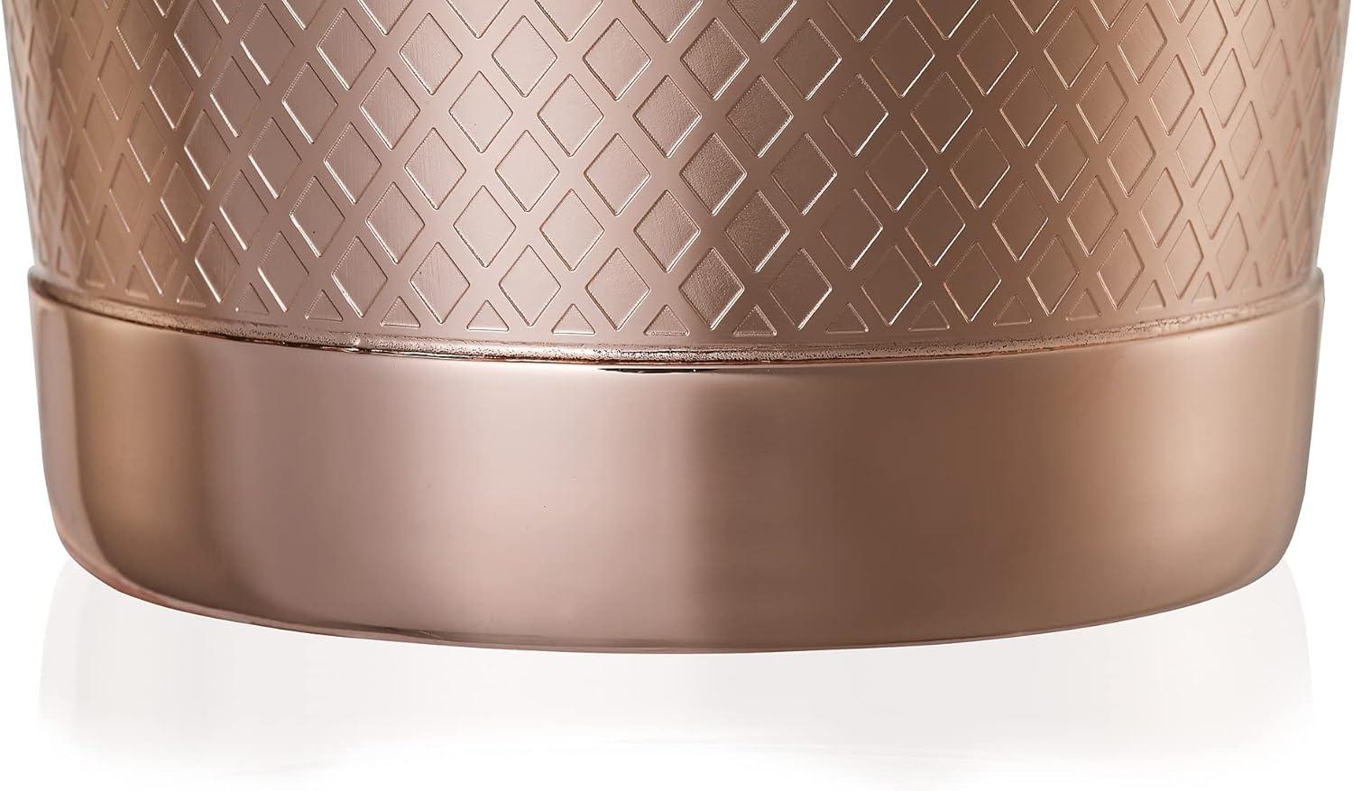 image:imageBarfly Diamond Lattice Shaker Set Antique CopperCopper
