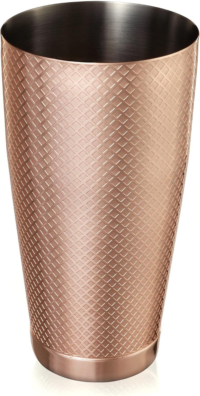 image:imageBarfly Diamond Lattice Shaker Set Antique CopperCopper