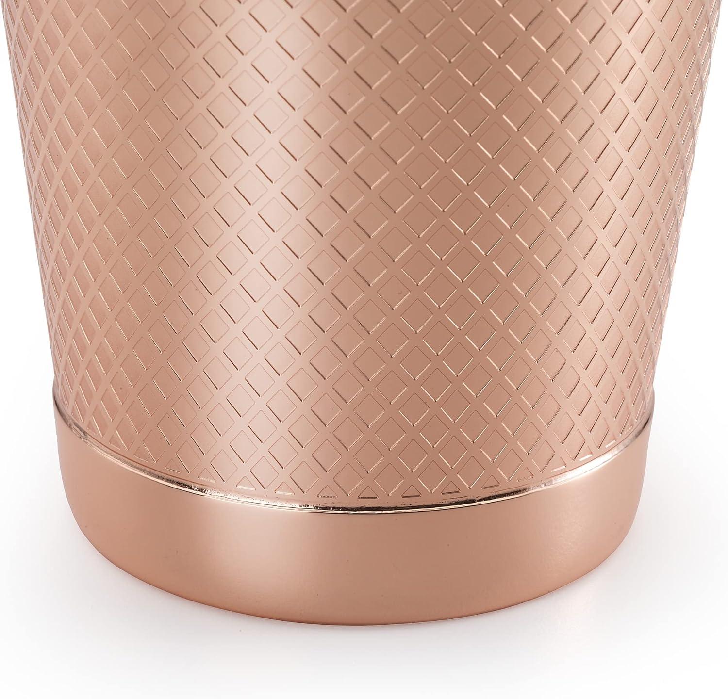 image:imageBarfly Diamond Lattice Shaker Set Antique CopperCopper