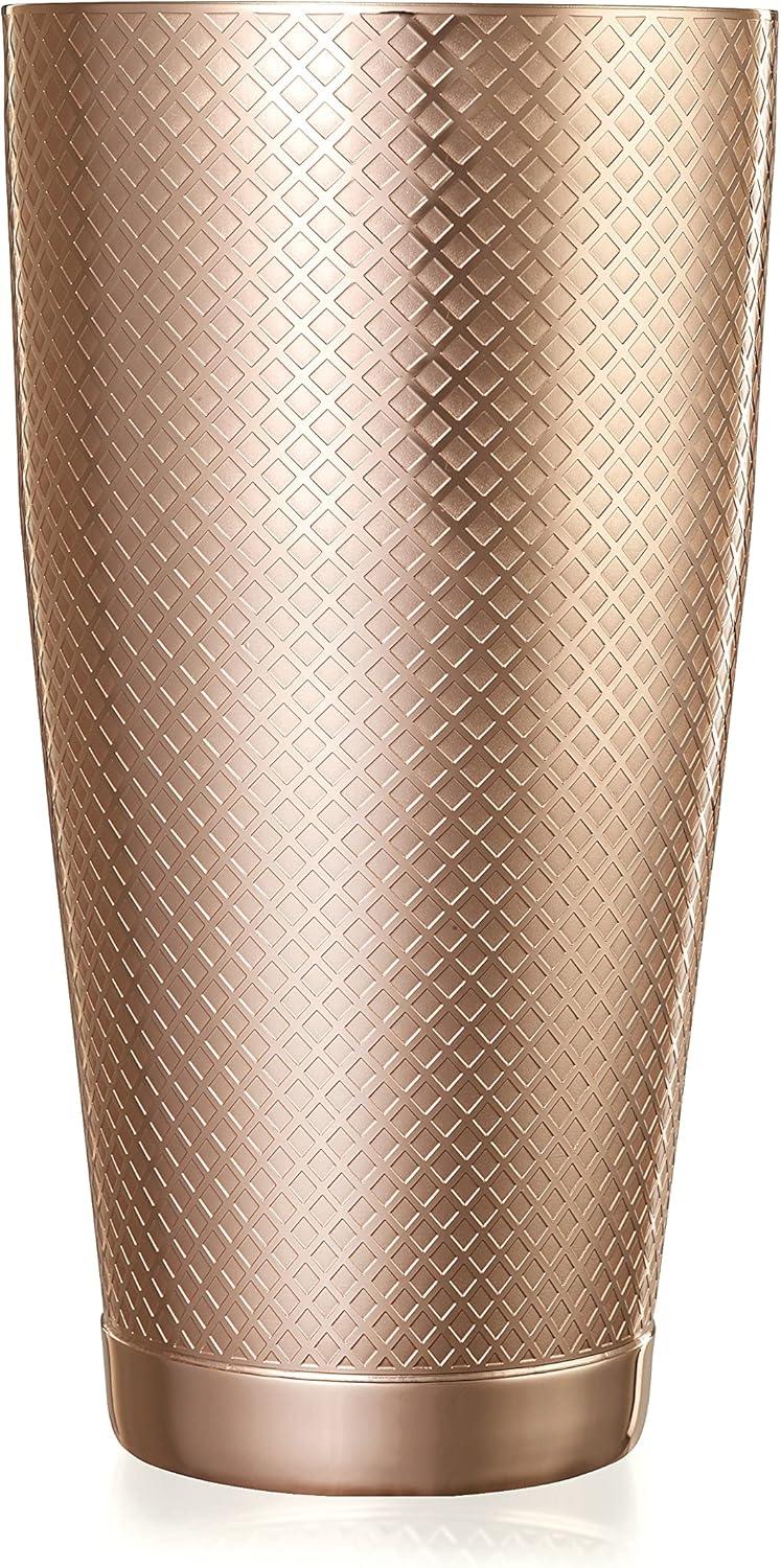 image:imageBarfly Diamond Lattice Shaker Set Antique CopperCopper