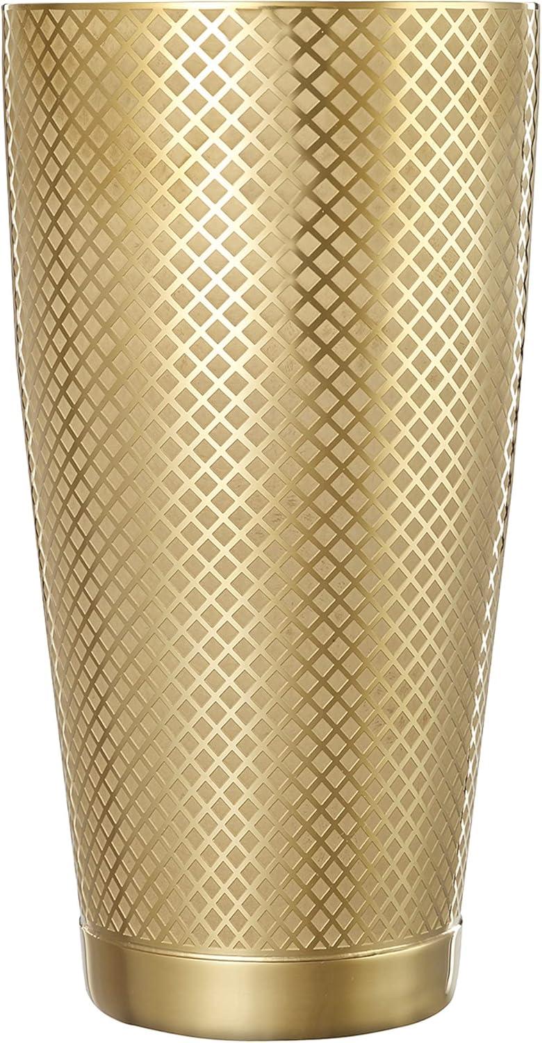 image:imageBarfly Diamond Lattice Shaker Set Antique CopperGold