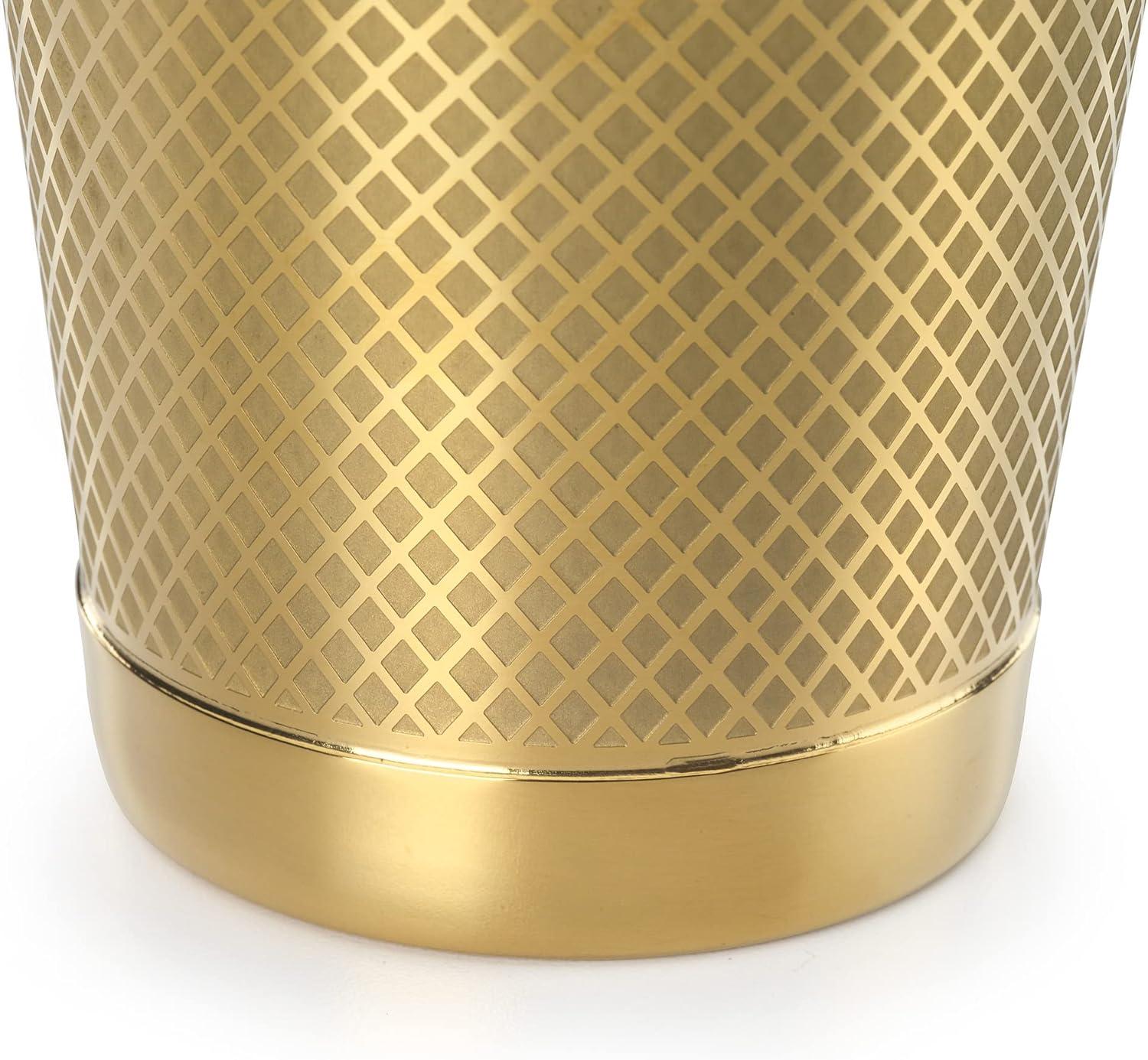 image:imageBarfly Diamond Lattice Shaker Set Antique CopperGold